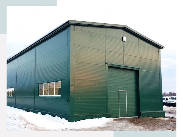 Двускатные ангары в Солнечногорске