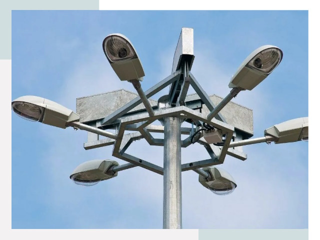 Монтаж осветительных мачт в Солнечногорске