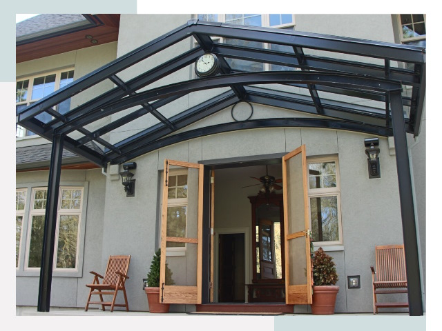 Козырьки металлические в Солнечногорске