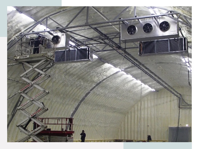 Оснащение ангаров в Солнечногорске