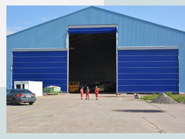 Ангарные ворота в Солнечногорск от СтальСтрой-Слн по цене 624 руб.